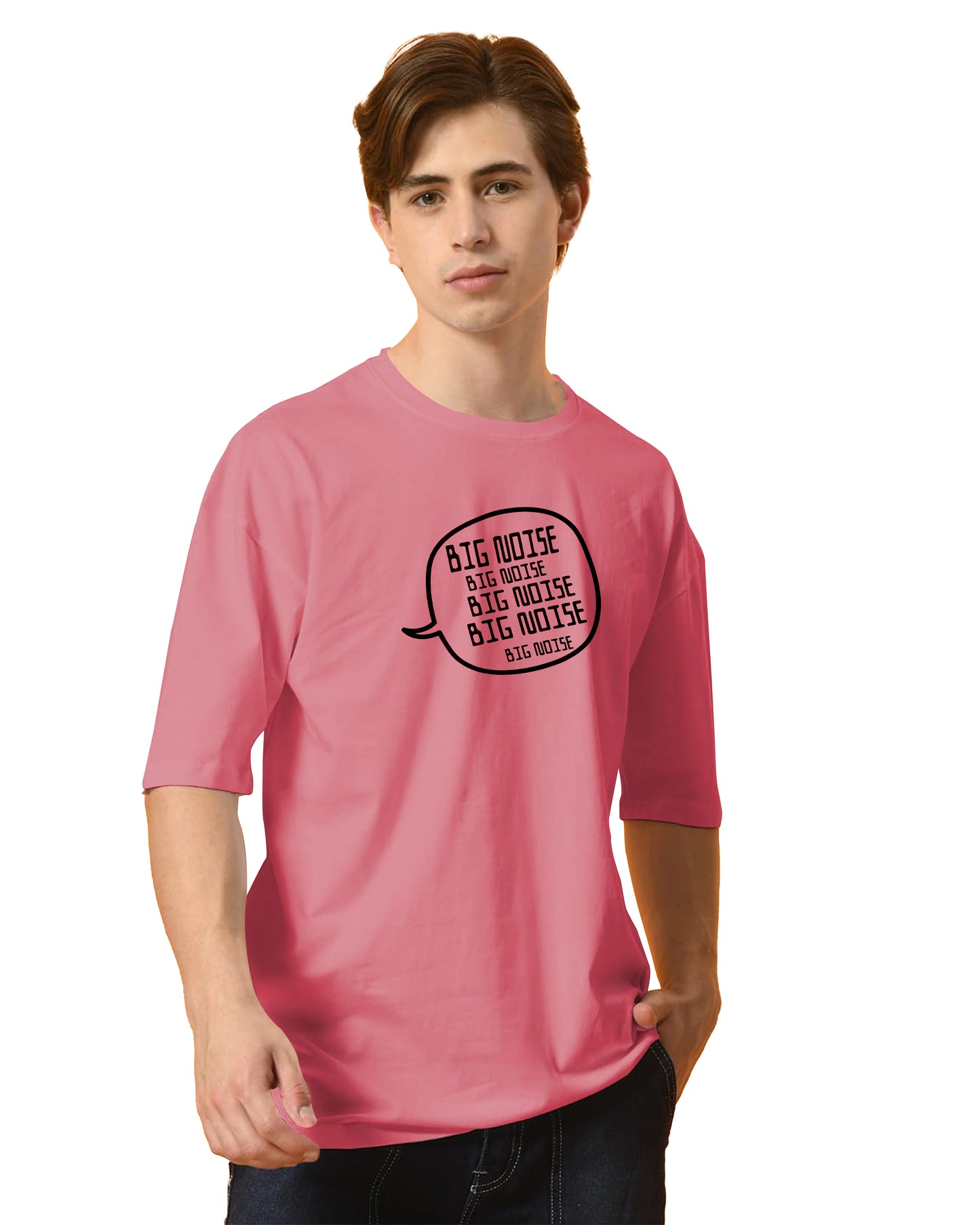 Down Shoulder Printed T-Shirt