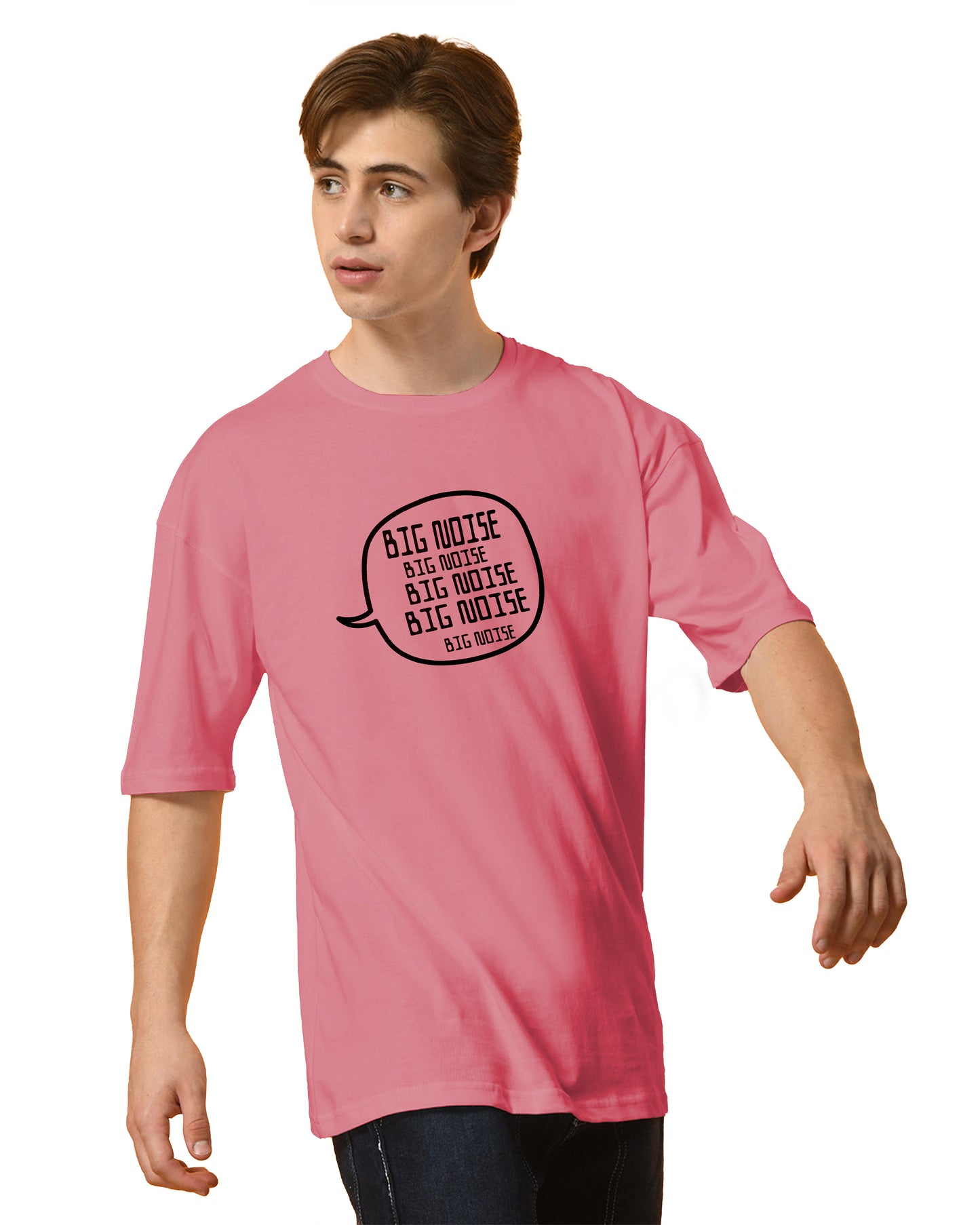 Down Shoulder Printed T-Shirt