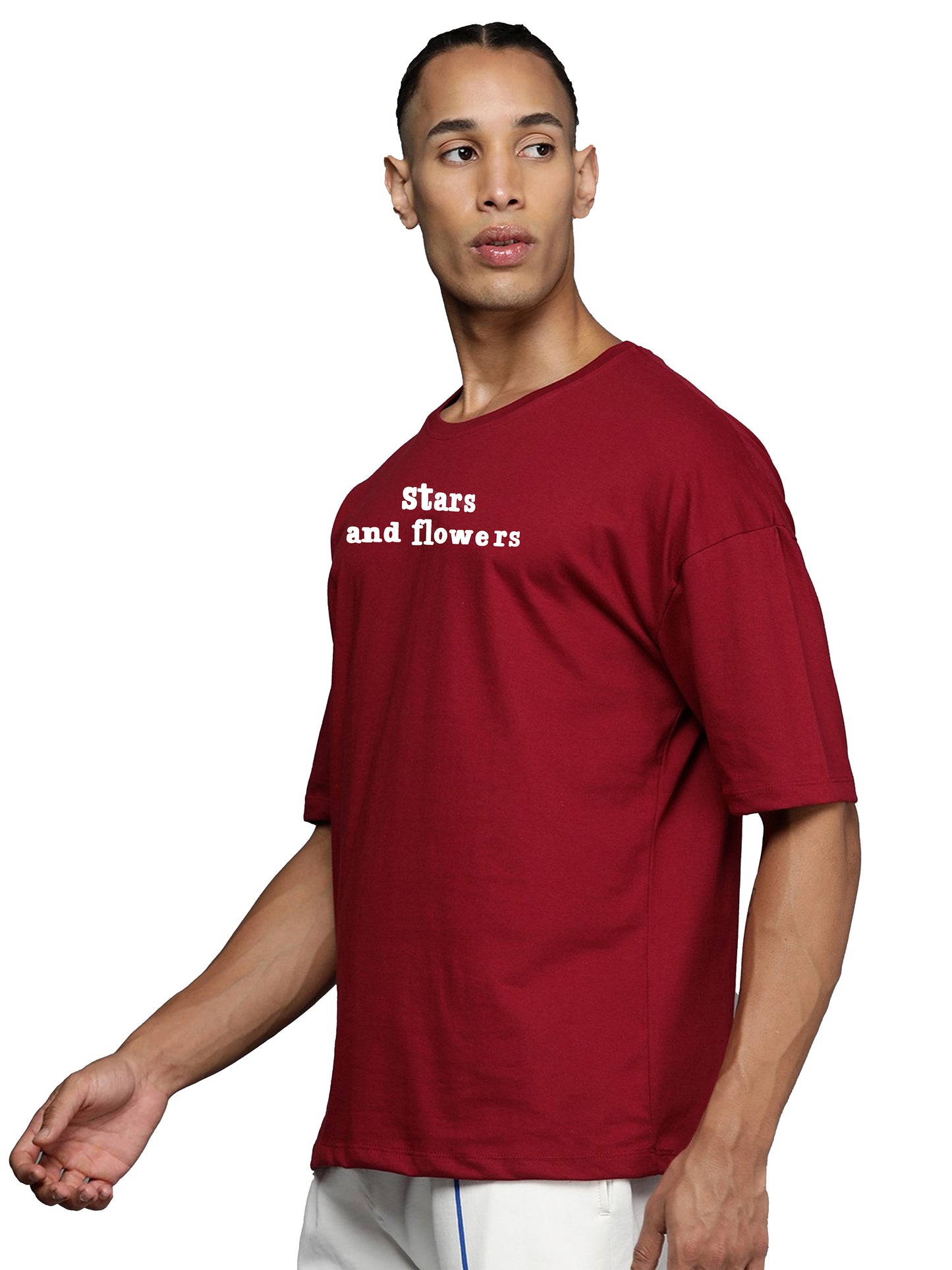 Drop Shoulder Printed T-Shirt
