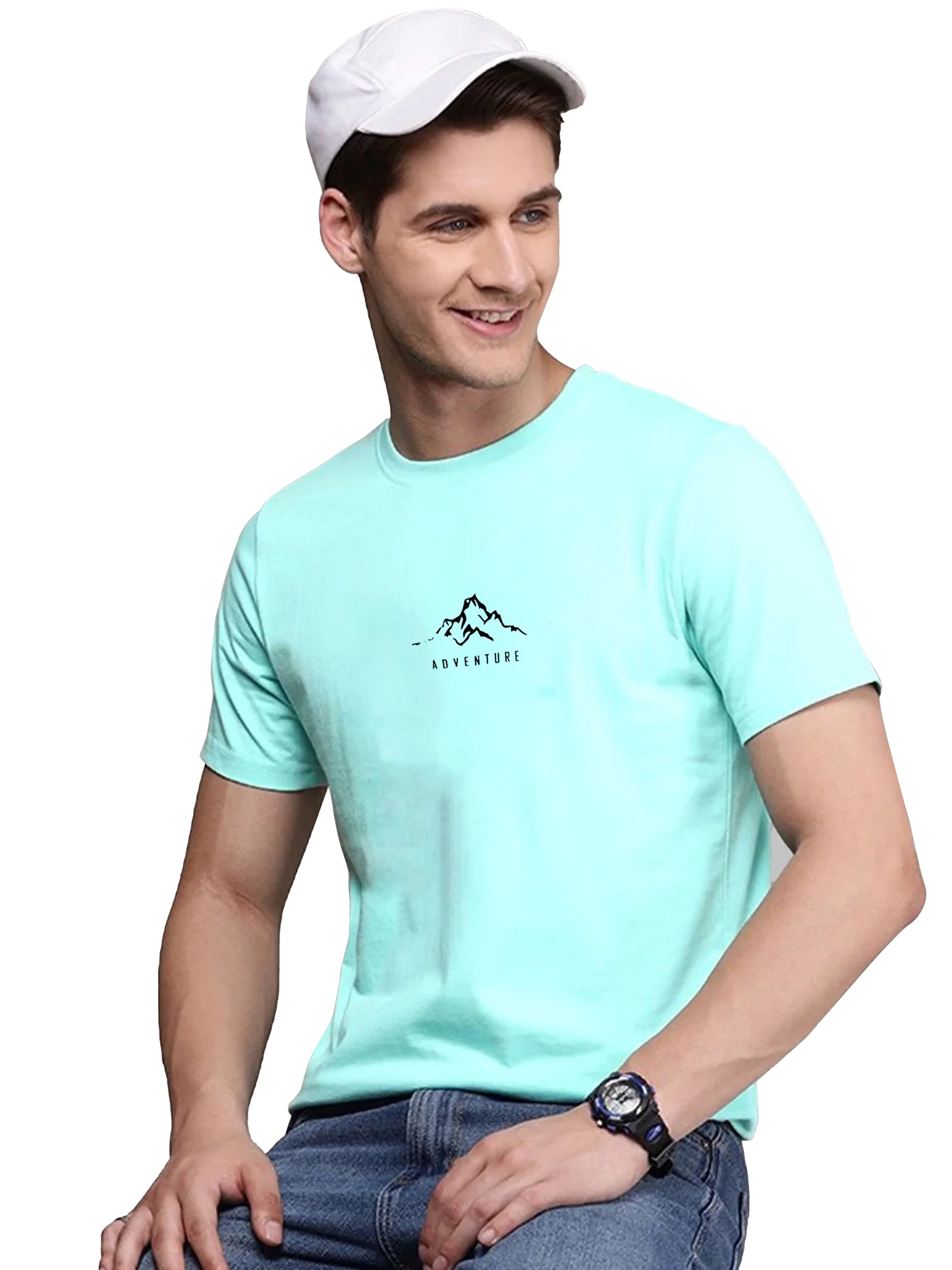 Printed Crew Neck T-Shirt