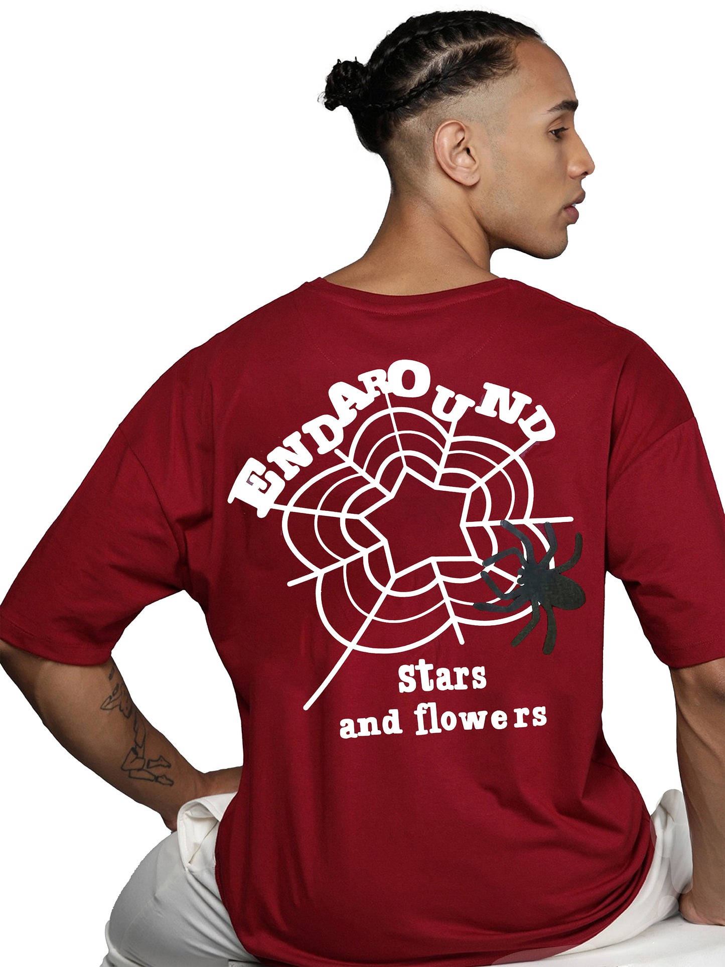 Drop Shoulder Printed T-Shirt