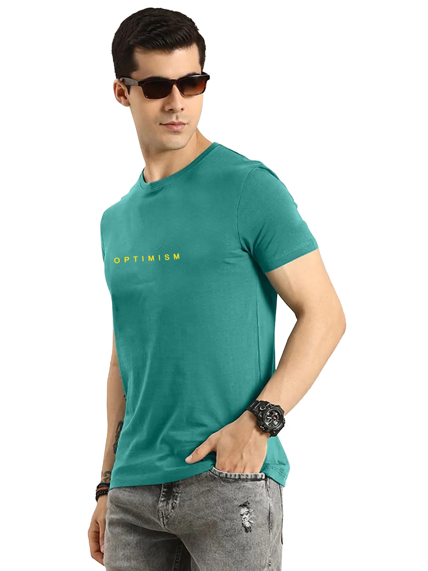 Printed Crew Neck T-Shirt