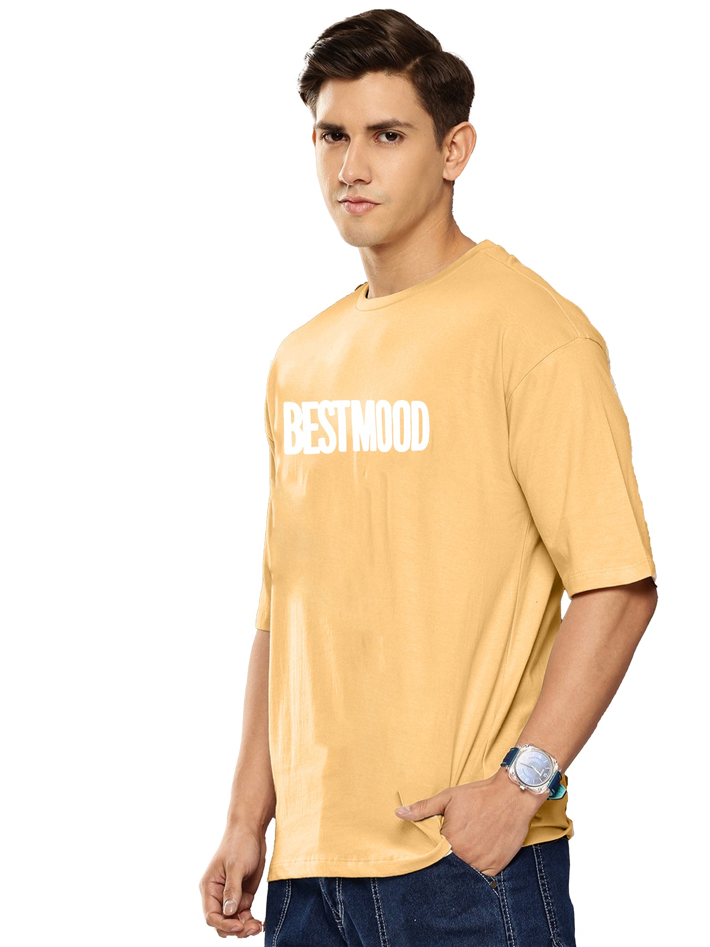 Drop Shoulder Printed T-Shirt