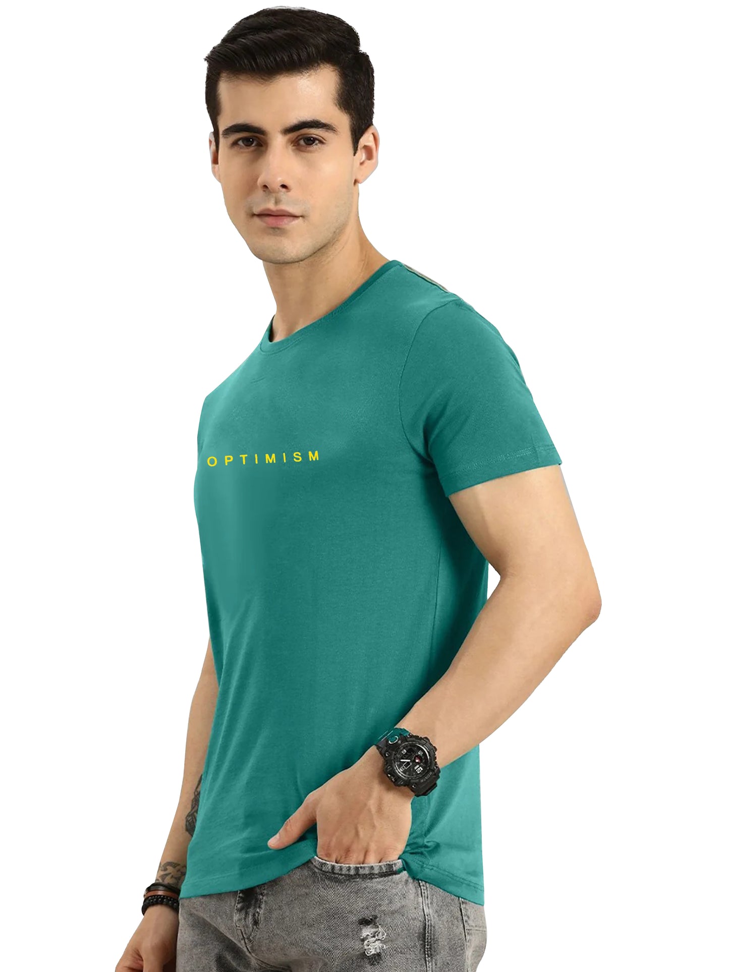 Printed Crew Neck T-Shirt