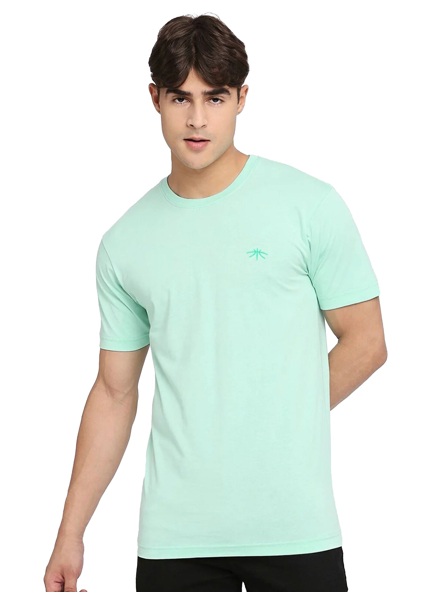 Embroidered Crew Neck T-Shirt