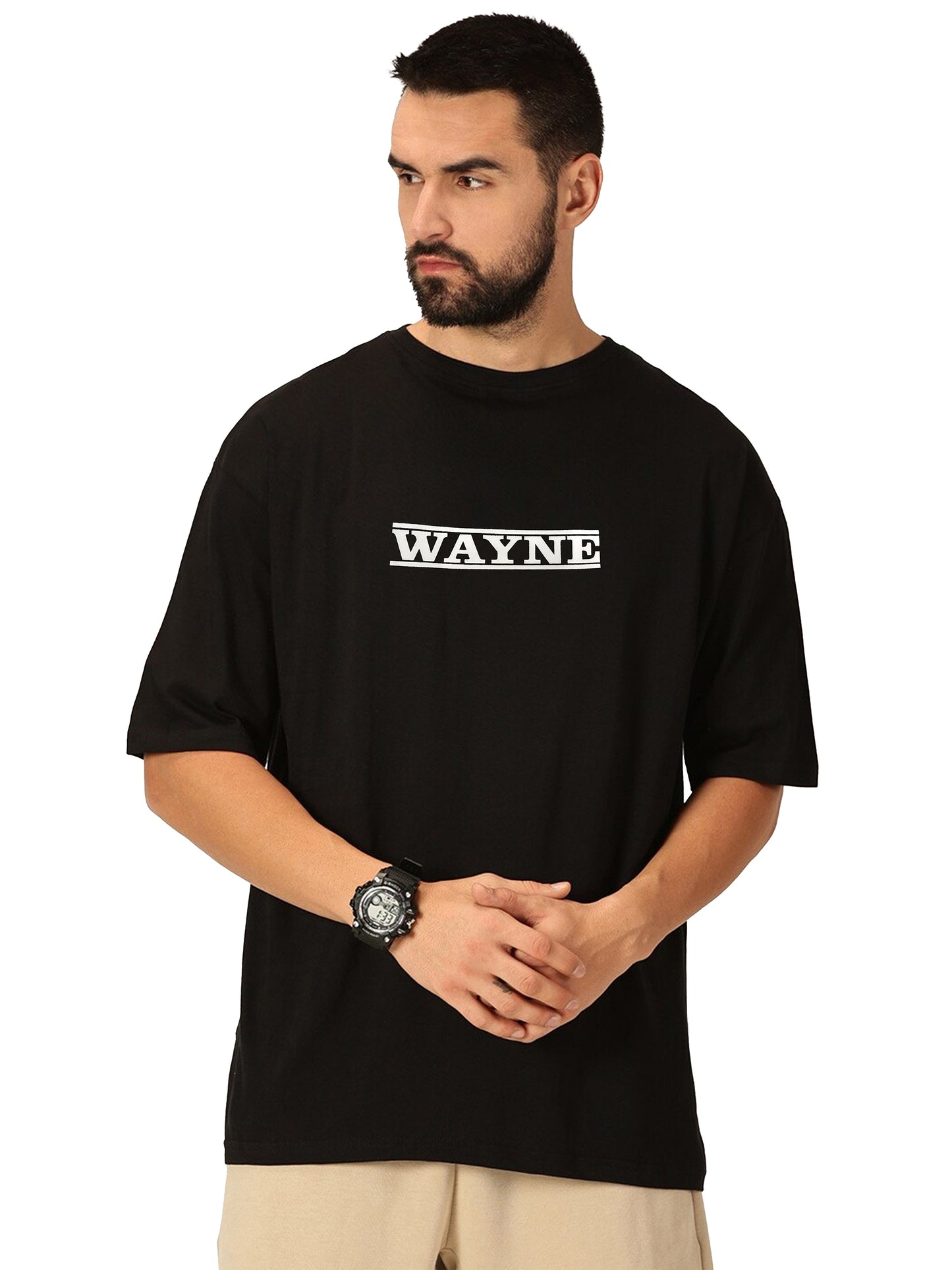 Drop Shoulder Printed T-Shirt