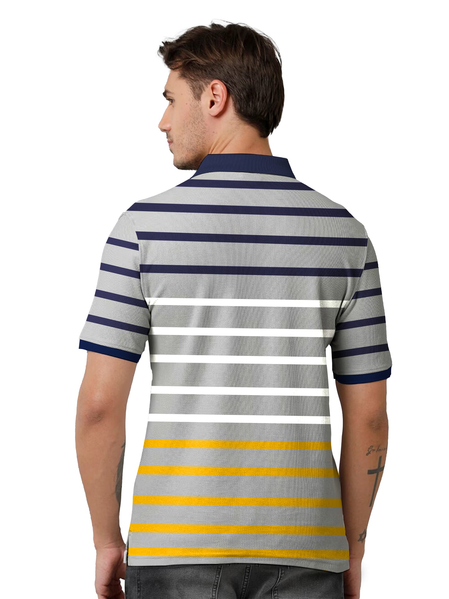 Striped Collar T-Shirt