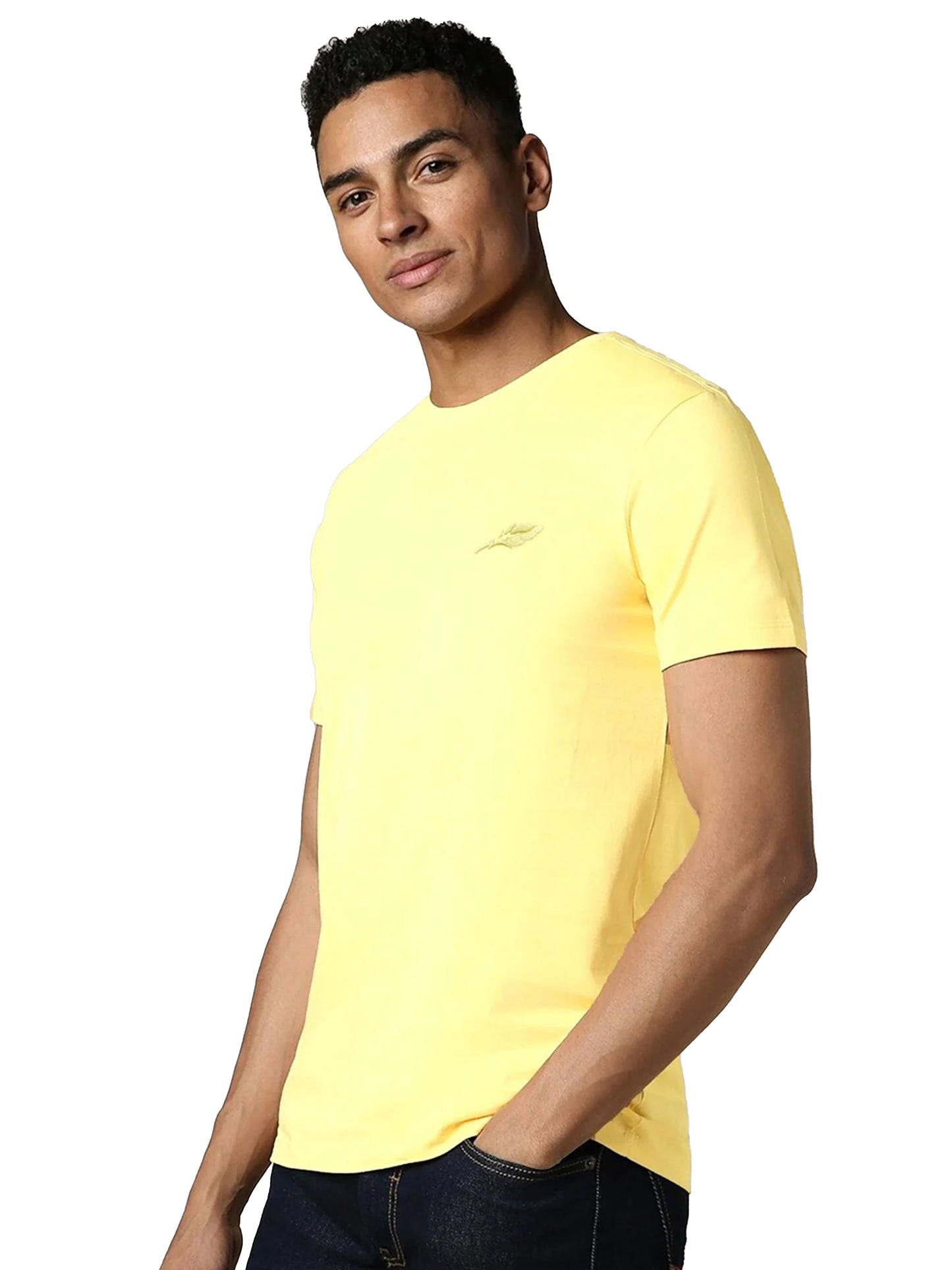 Embroidered Crew Neck T-Shirt
