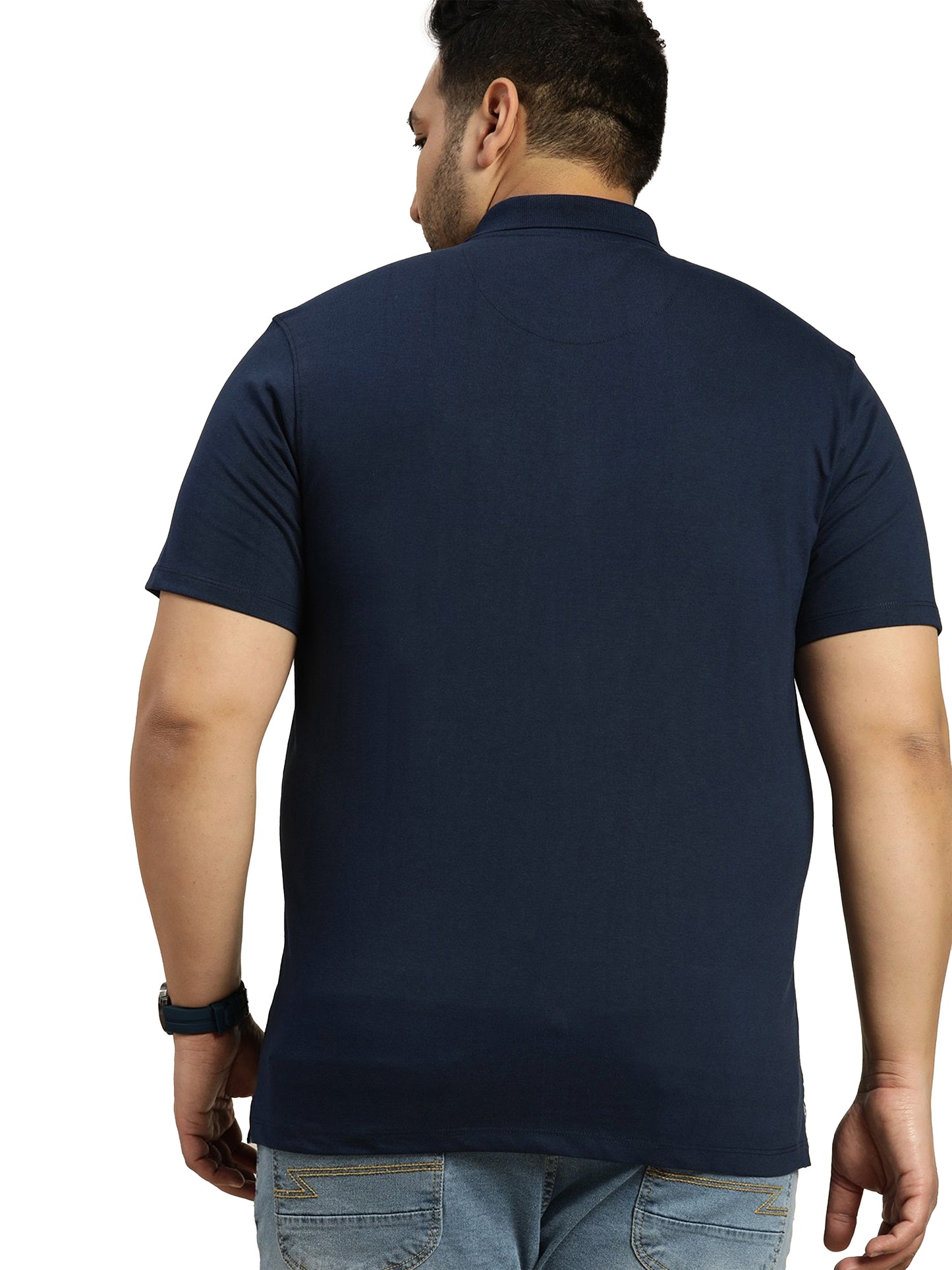Embroidered Collar T-Shirt