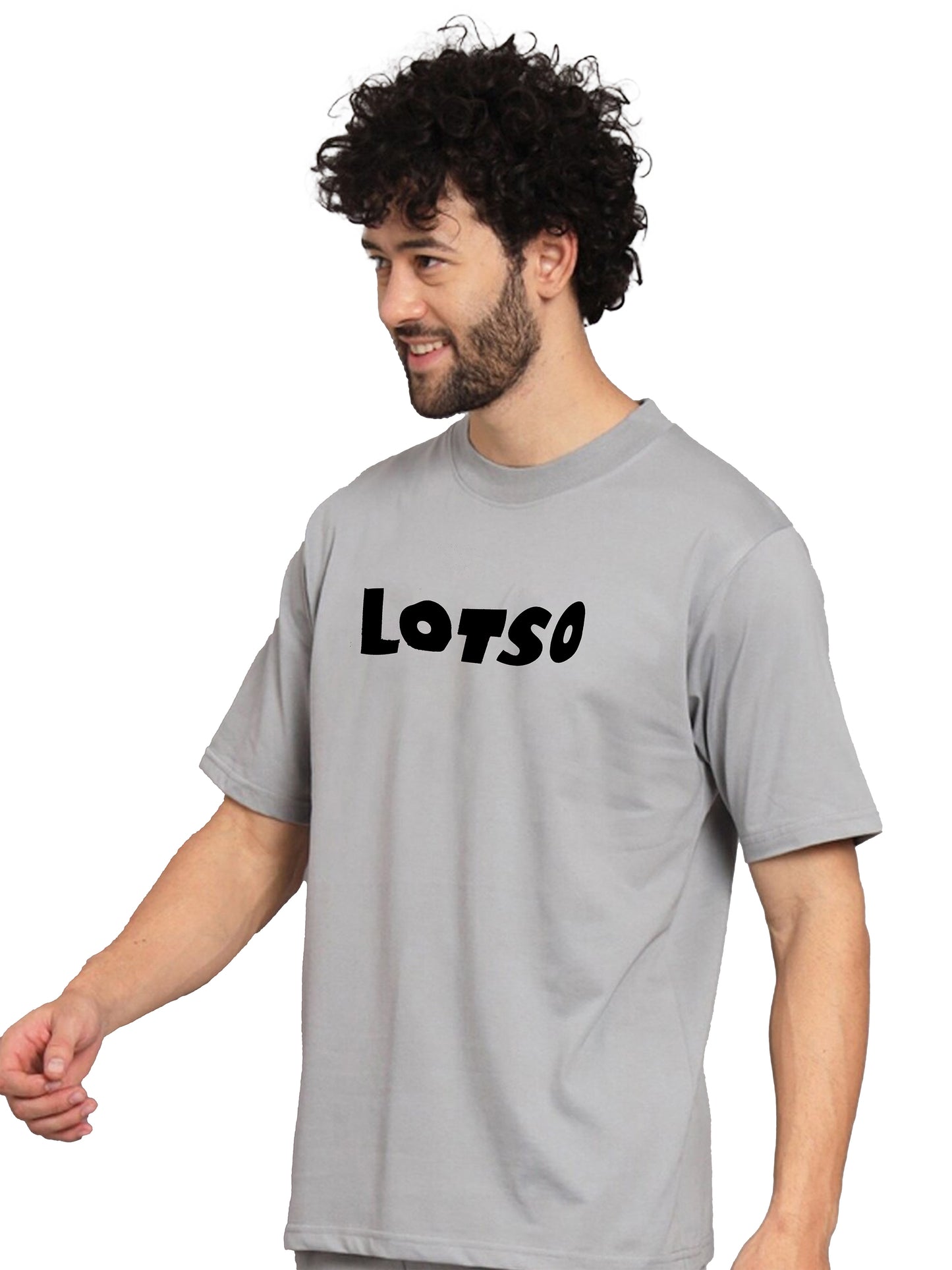 Drop Shoulder Printed T-Shirt