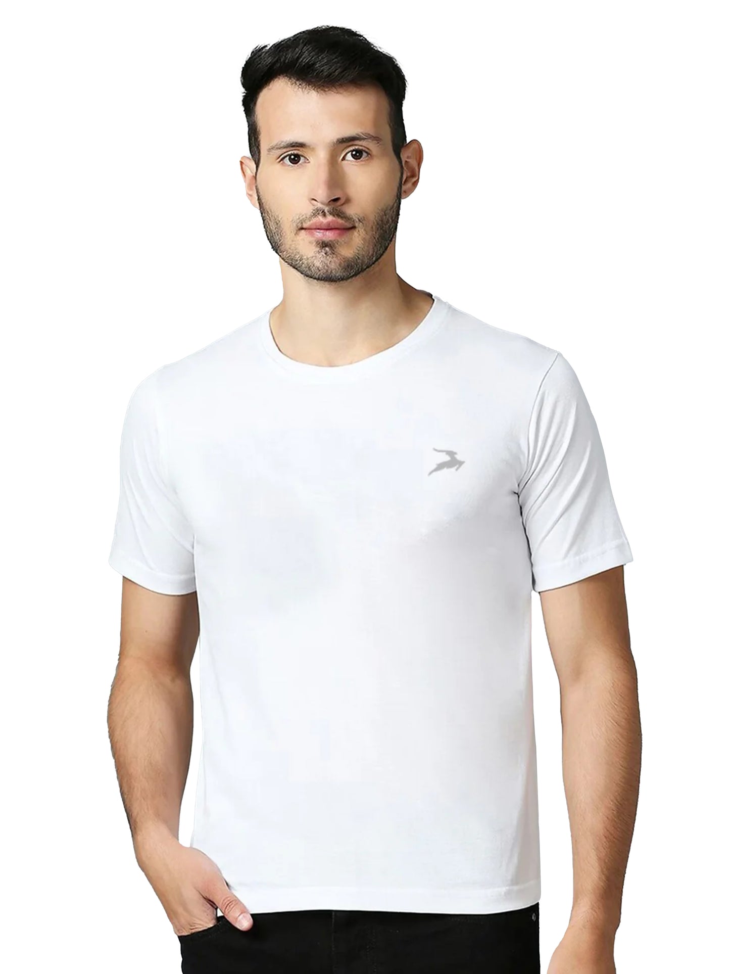 Embroidered Crew Neck T-Shirt