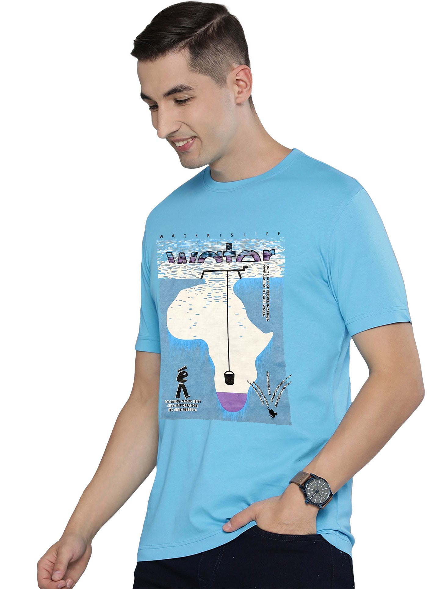 Printed Crew Neck T-Shirt