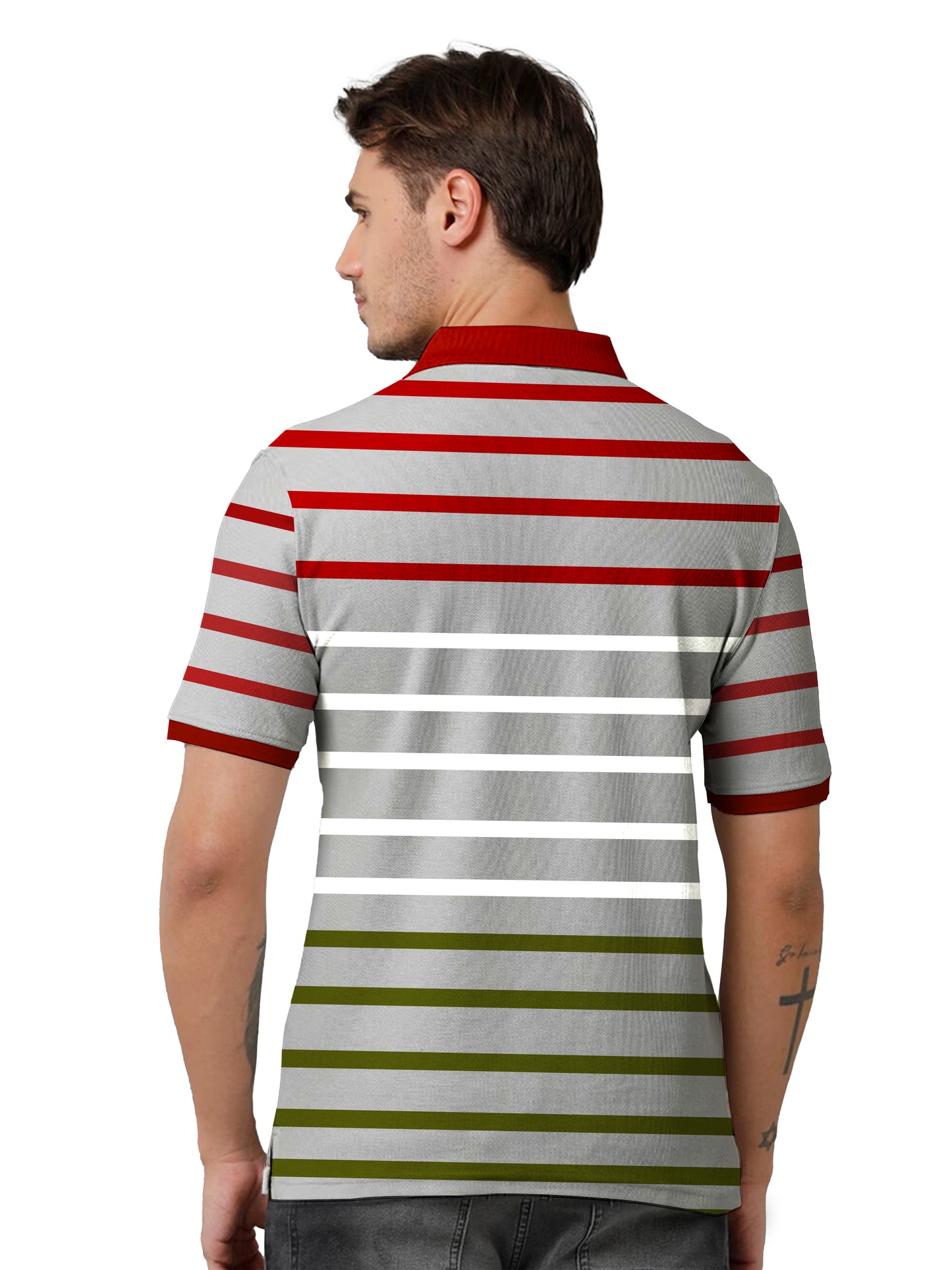 Striped Collar T-Shirt