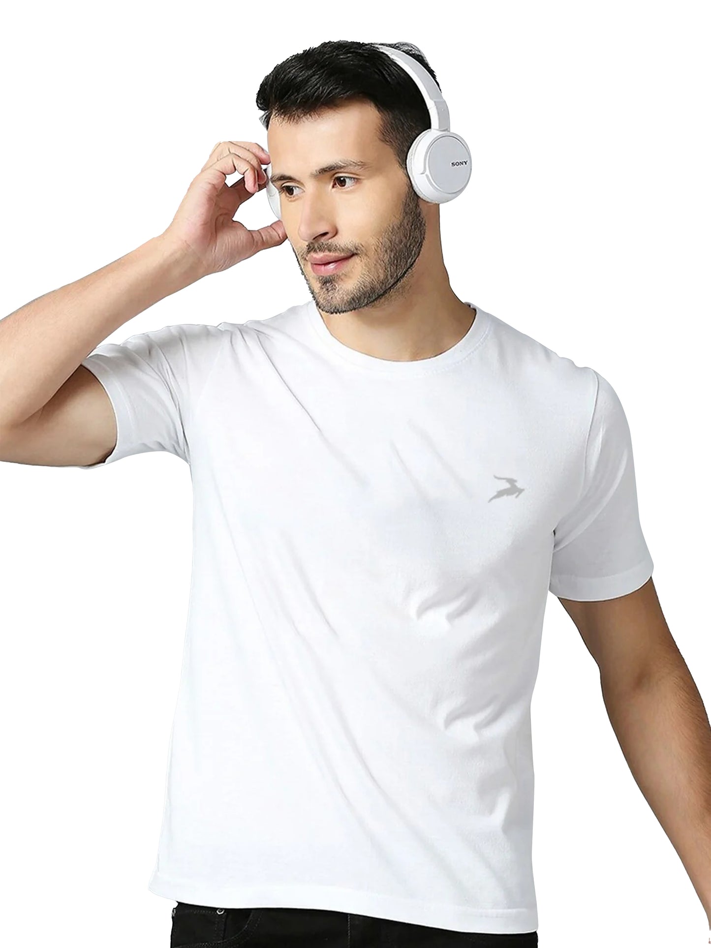 Embroidered Crew Neck T-Shirt