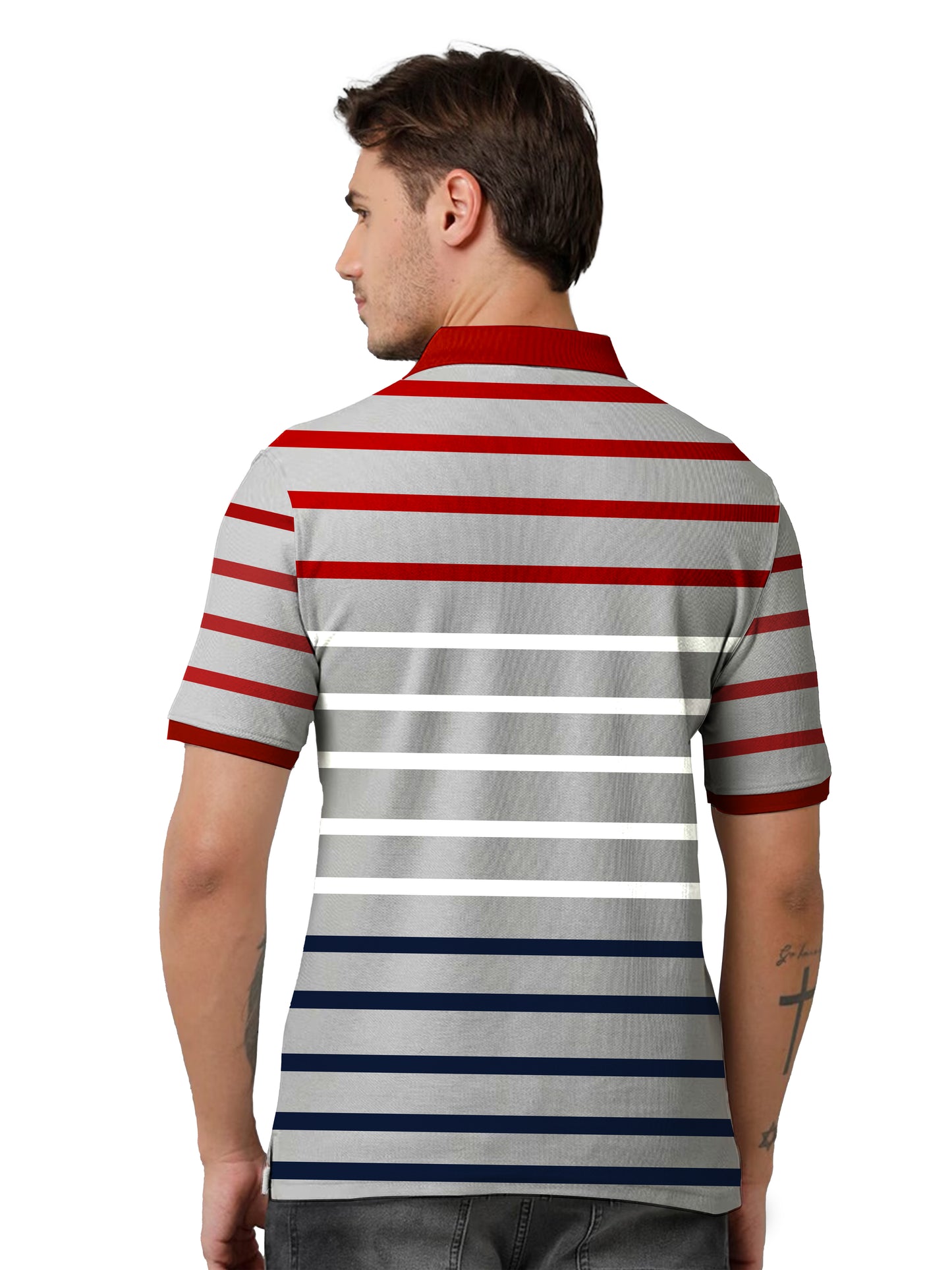 Striped Collar T-Shirt
