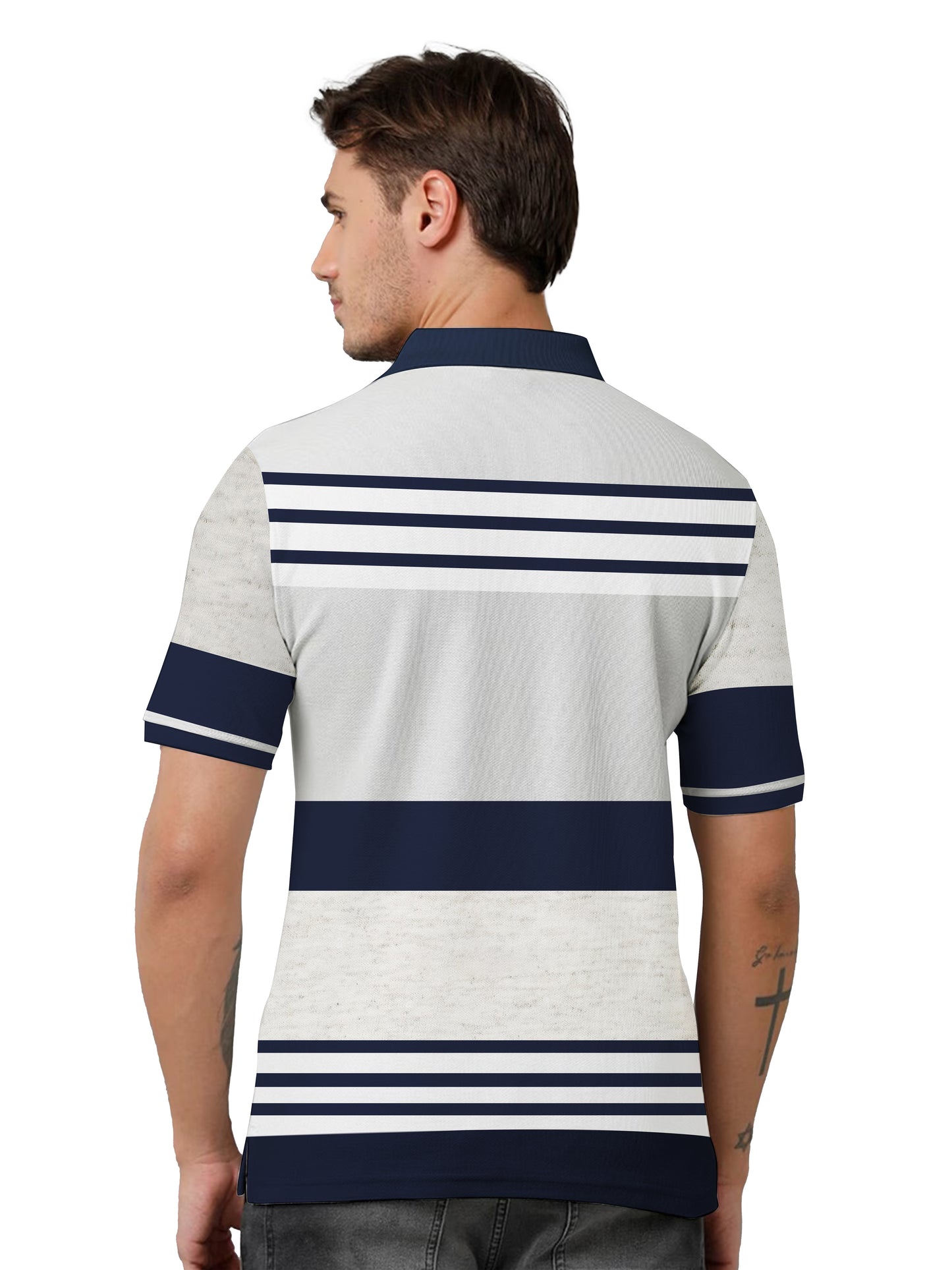 Striped Collar T-Shirt