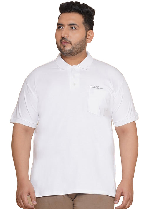 Embroidered Collar T-Shirt