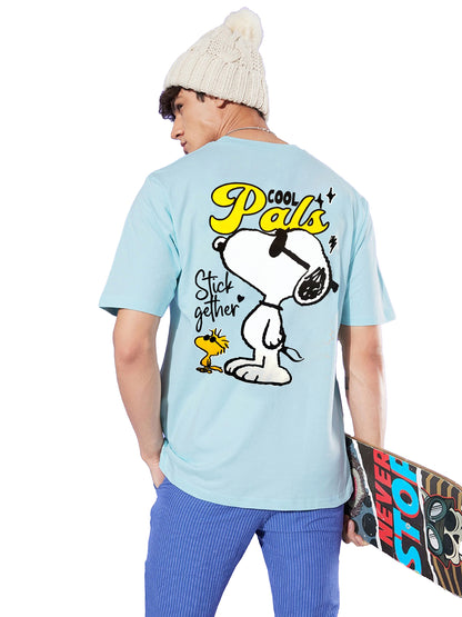 Drop Shoulder Printed T-Shirt