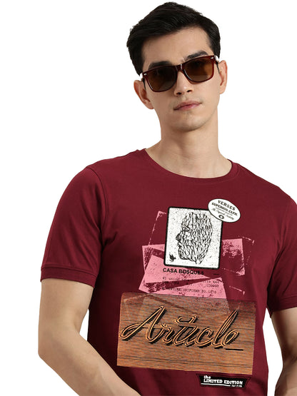 Printed Crew Neck T-Shirt