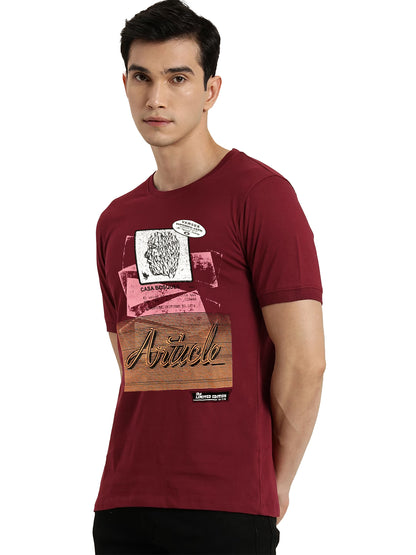 Printed Crew Neck T-Shirt