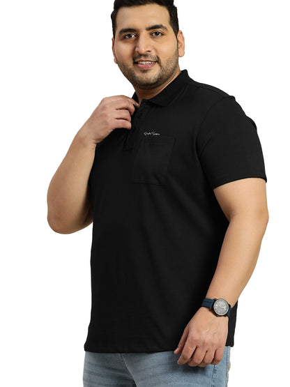 Embroidered Collar T-Shirt