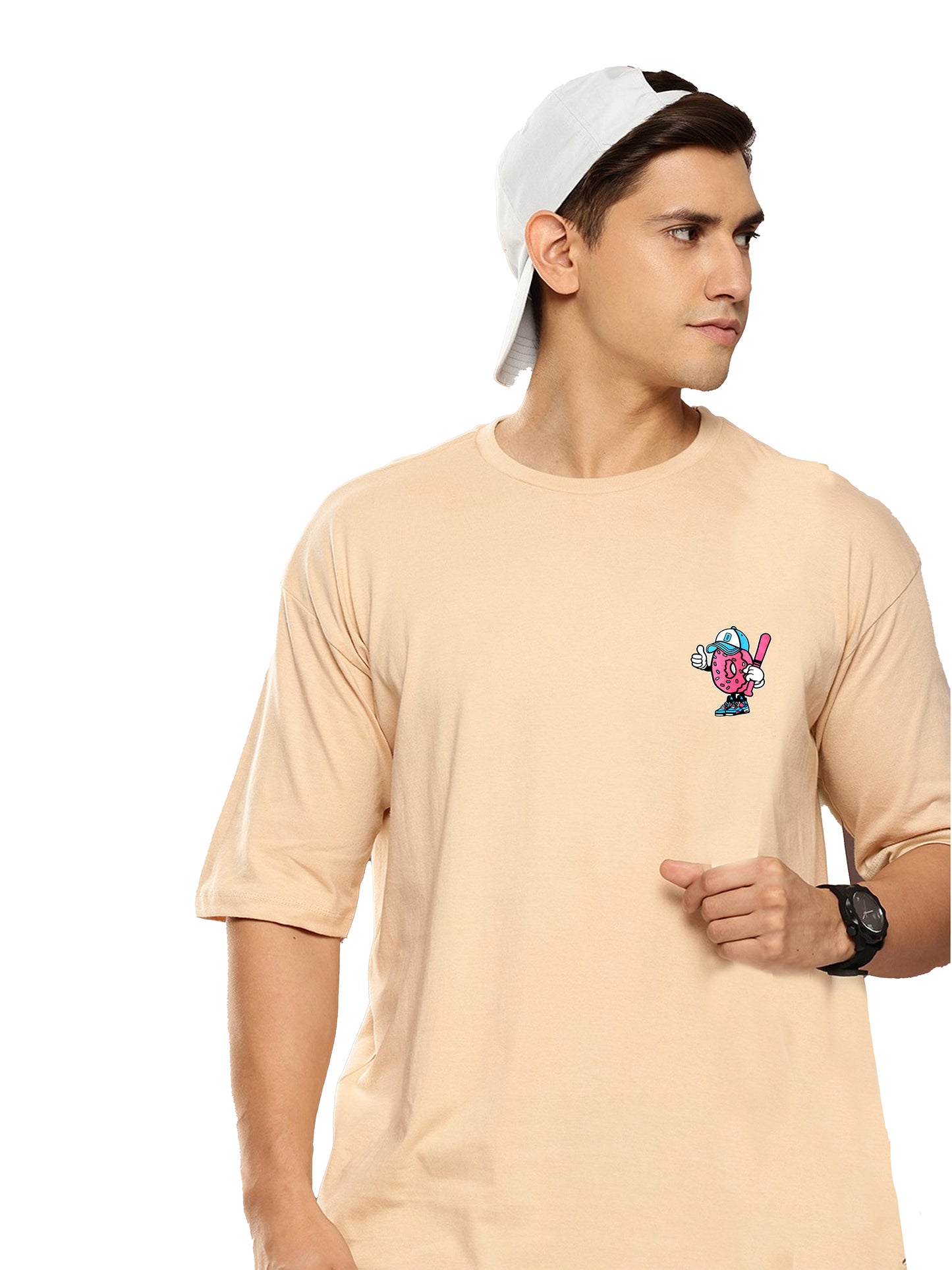 Drop Shoulder Printed T-Shirt