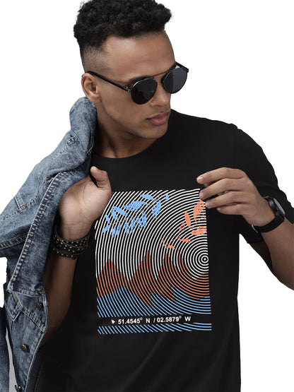 Printed Crew Neck T-Shirt
