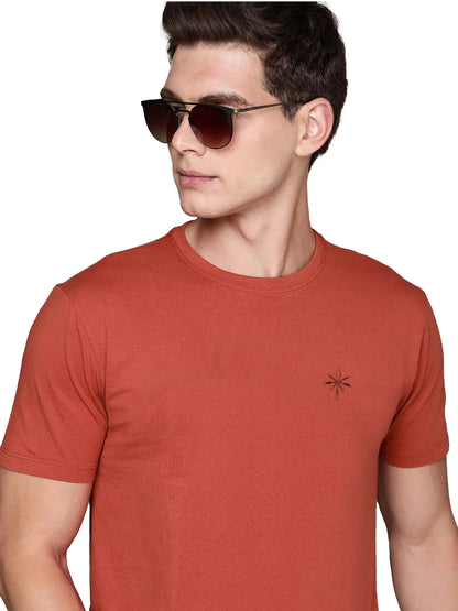 Embroidered Crew Neck T-Shirt