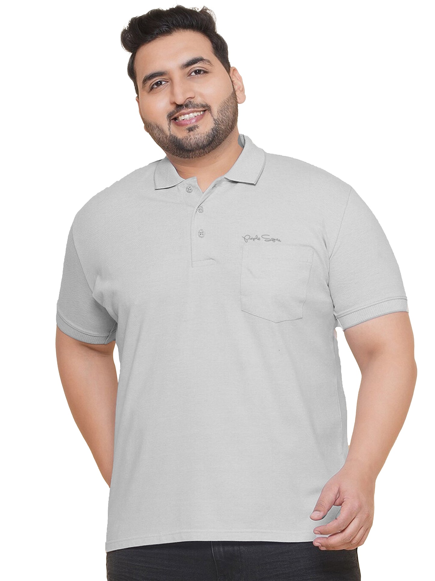 Embroidered Collar T-Shirt