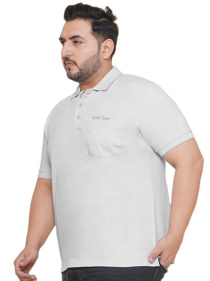 Embroidered Collar T-Shirt