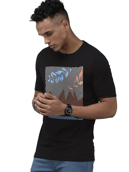 Printed Crew Neck T-Shirt