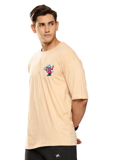 Drop Shoulder Printed T-Shirt