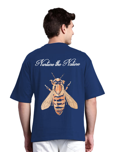 Down Shoulder Printed T-Shirt