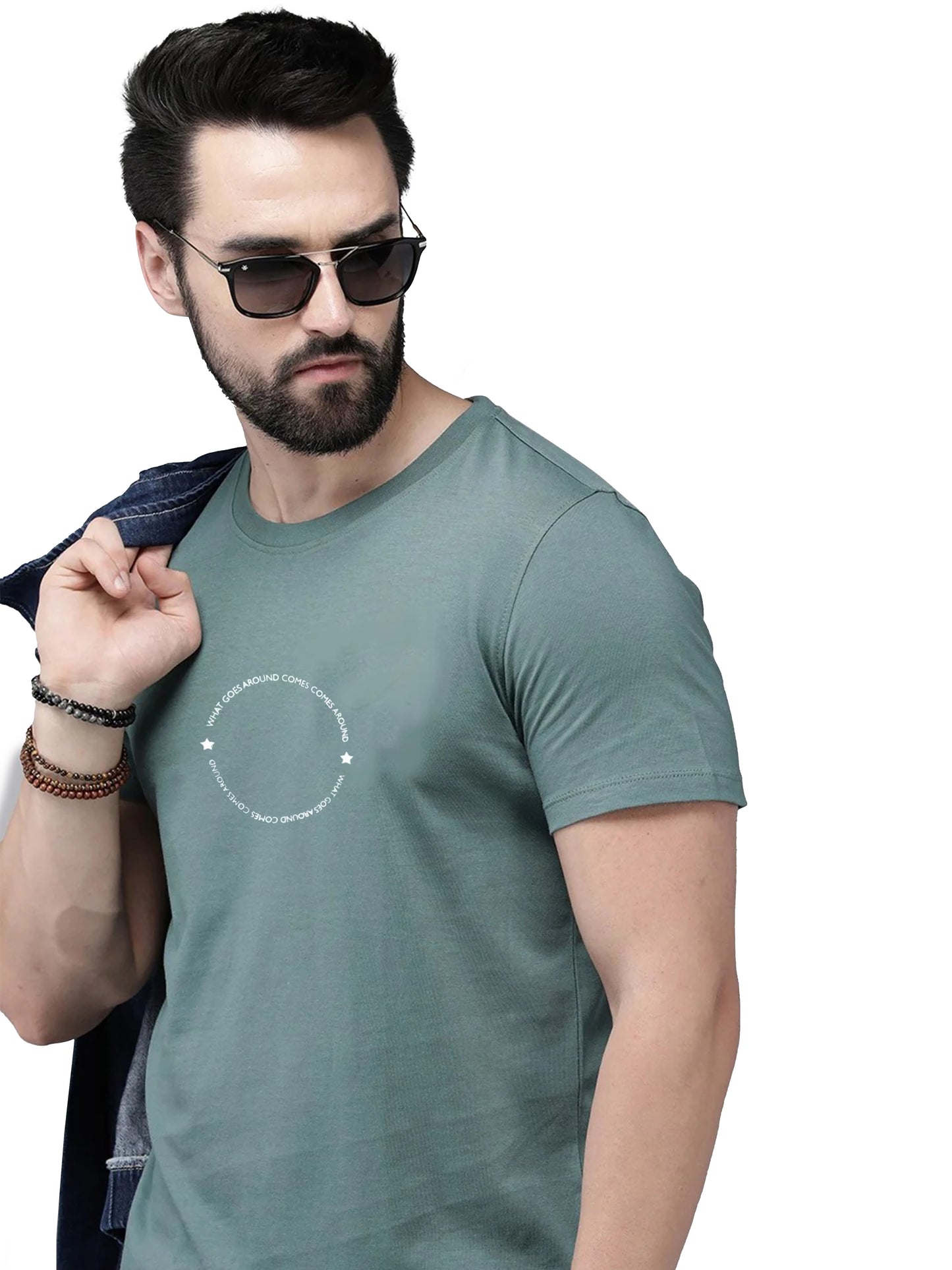 Printed Crew Neck T-Shirt