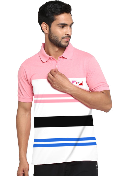 Printed Collar T-Shirt
