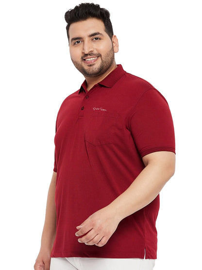 Embroidered Collar T-Shirt
