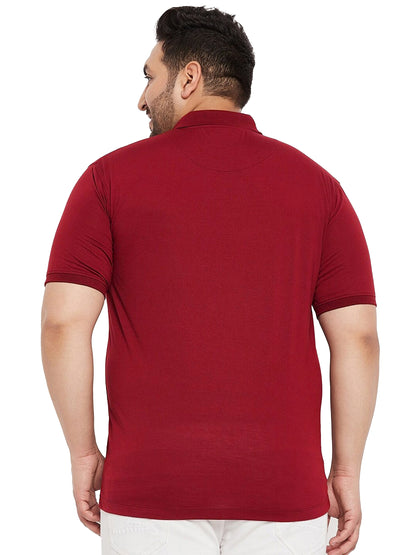 Embroidered Collar T-Shirt