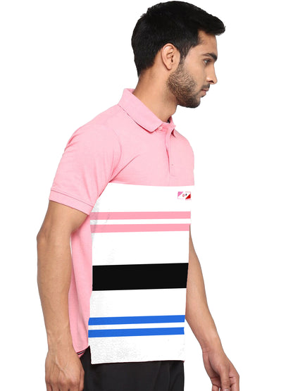 Printed Collar T-Shirt