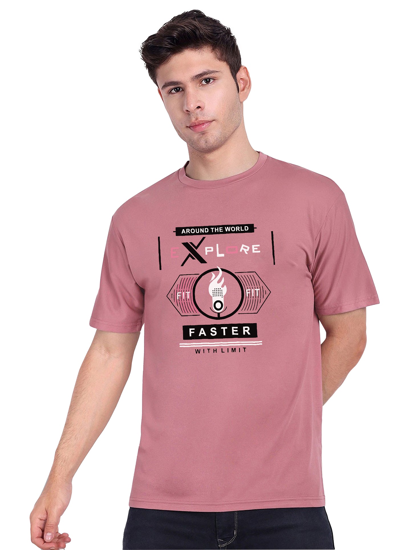 Printed Crew Neck T-Shirt
