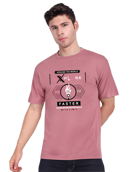 Printed Crew Neck T-Shirt