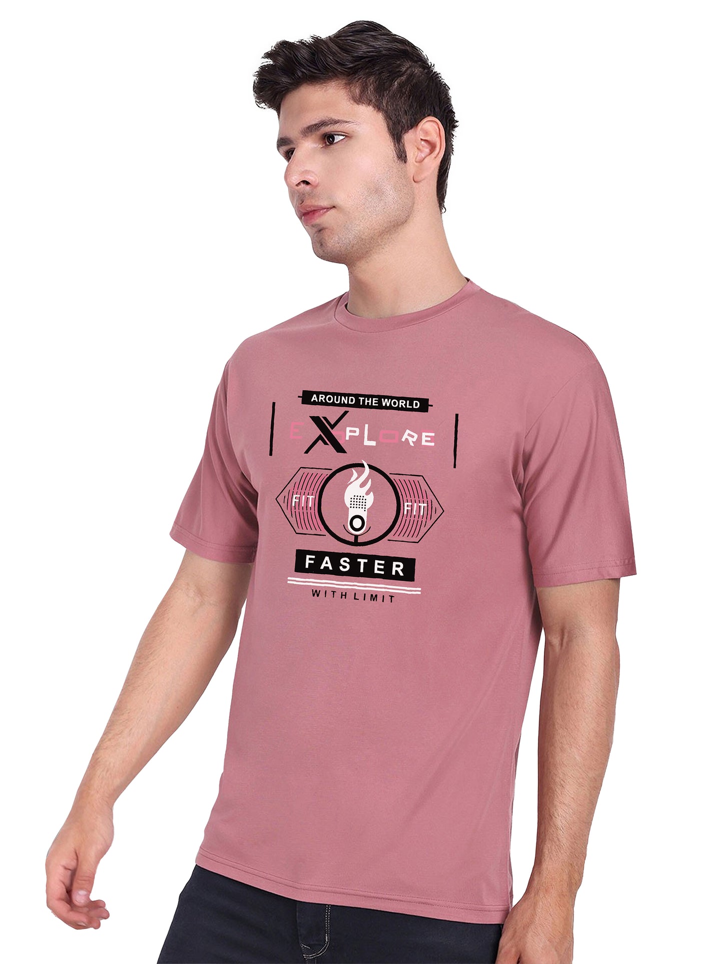 Printed Crew Neck T-Shirt