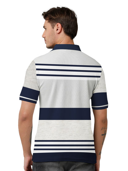 Striped Collar T-Shirt