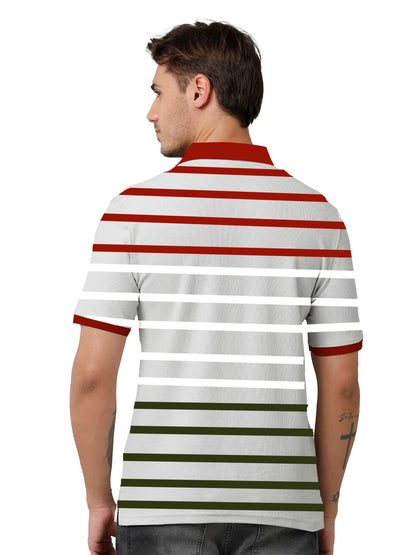 Striped Collar T-Shirt