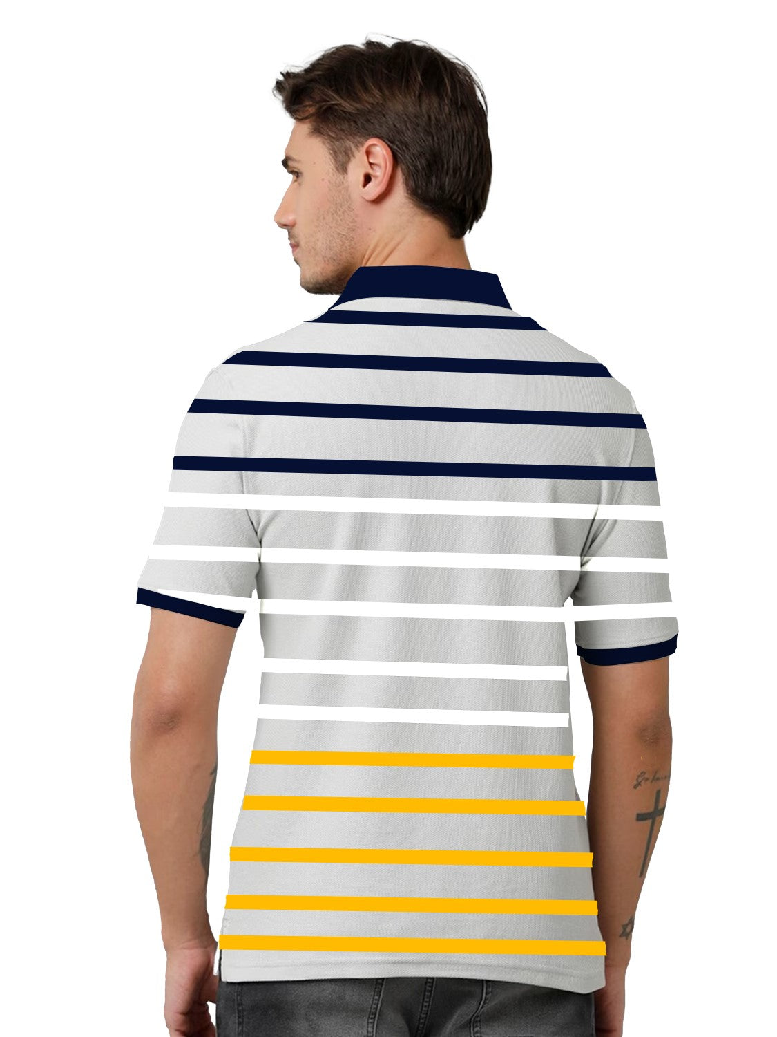 Striped Collar T-Shirt