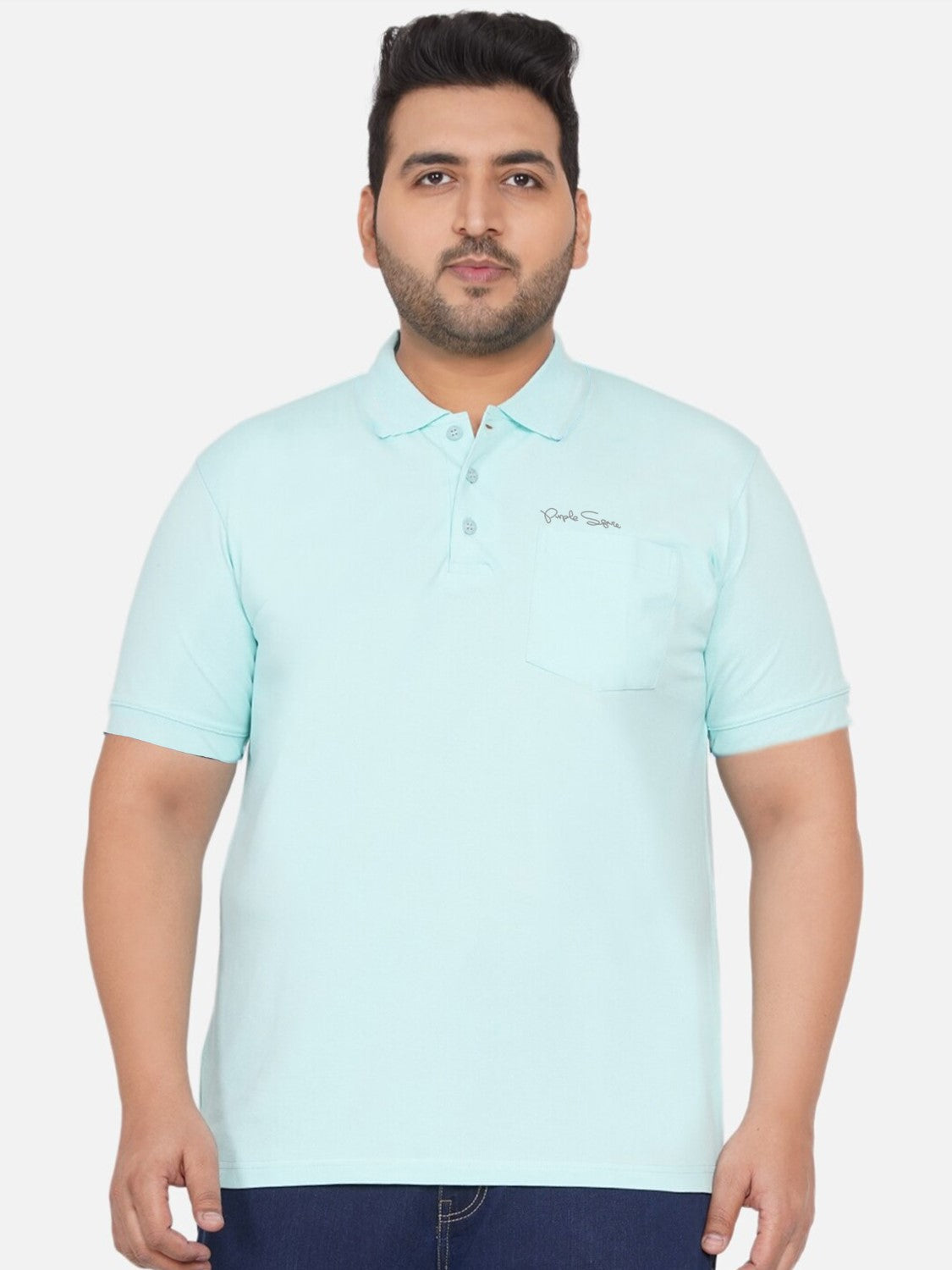 Embroidered Collar T-Shirt